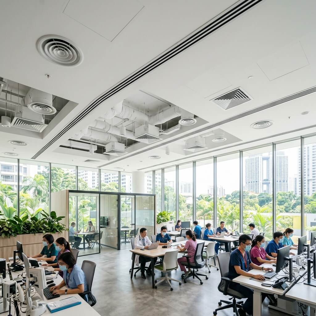 Healthcare centre HVAC